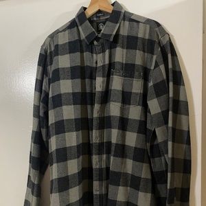 XL Volcom Flannel Shirt